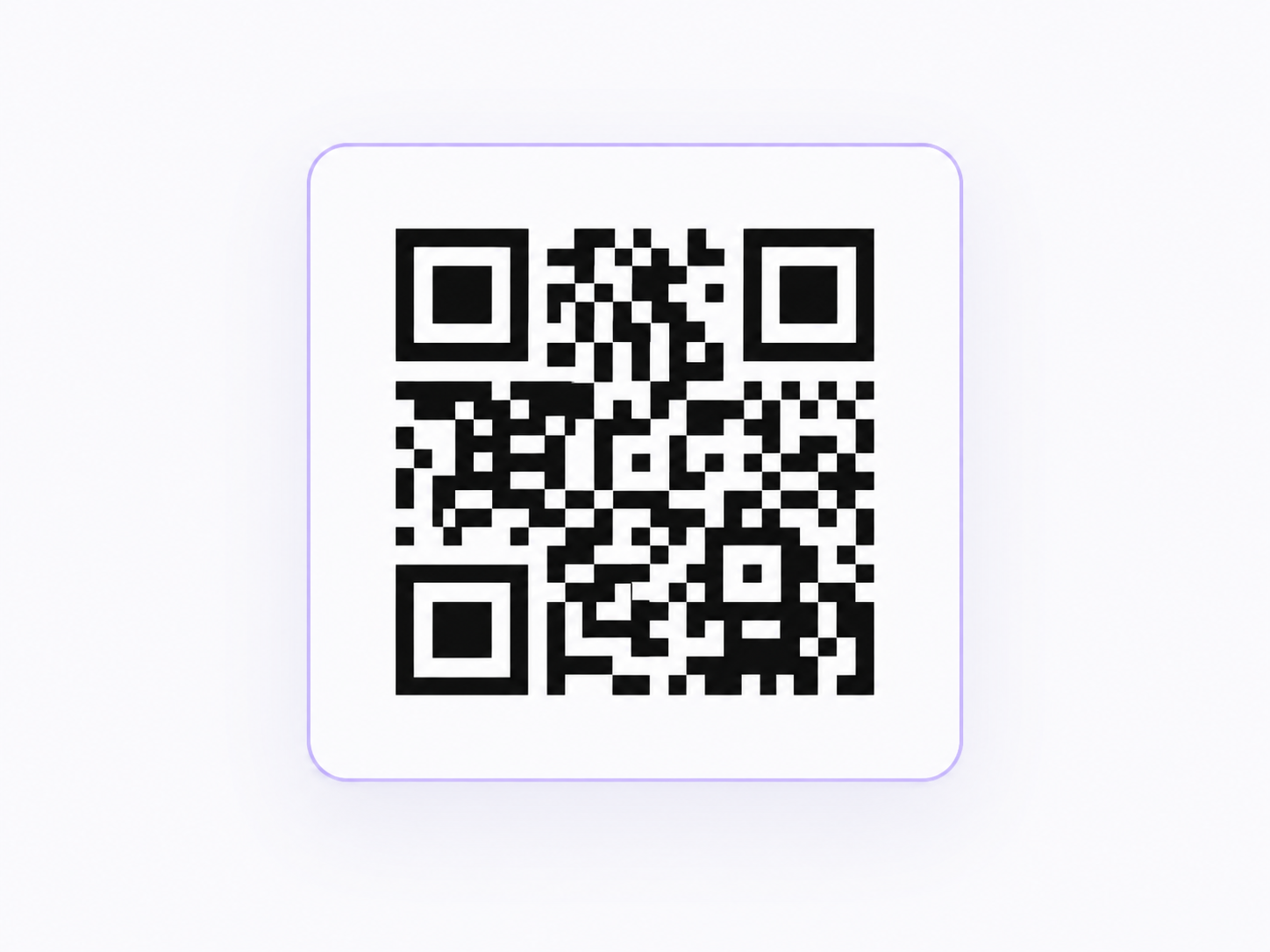واجهة أداة إنشاء رمز QR